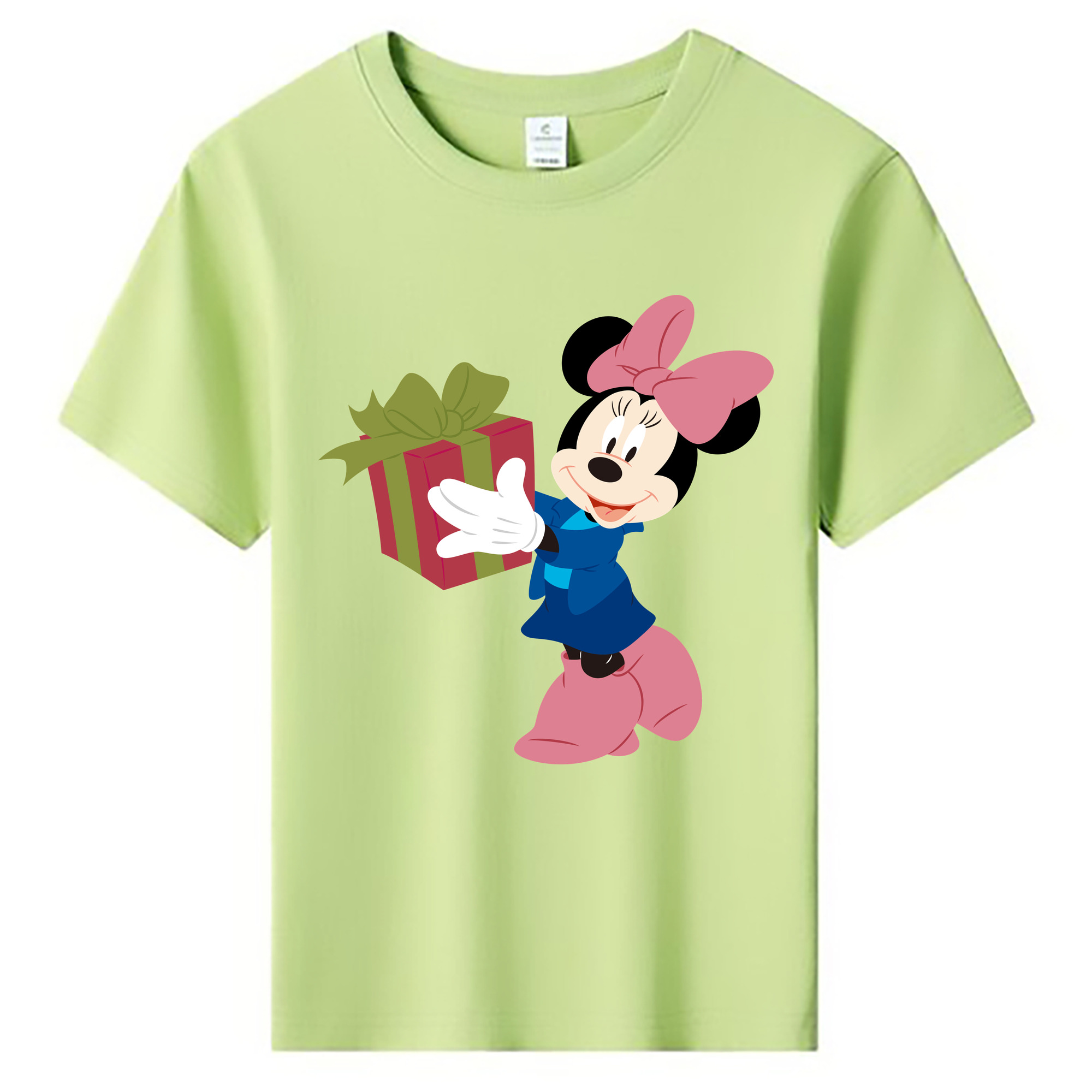 ミッキーマウス Mickey Mouse 綿100％キッズTシャツ（フロントプリント）